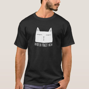 Camiseta Declaración De Gato Que Dice Nerd De Ironía Genera