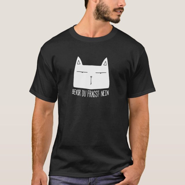 Camiseta Declaración De Gato Que Dice Nerd De Ironía Genera (Anverso)