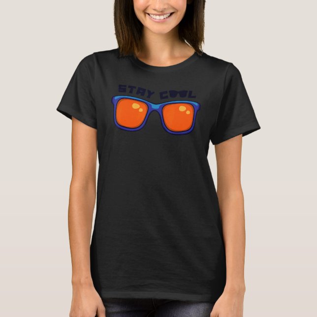 Camiseta Declaración de Guay Glasses Chill Awesome Fun (Anverso)