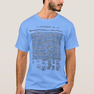 Camiseta Declaración de Independencia completa a partir del