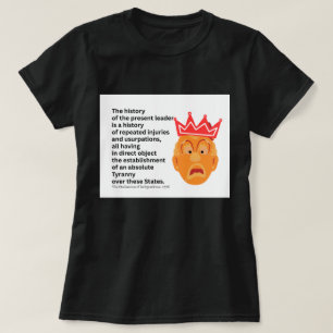 Camiseta Declaración de Independencia de América 250 Tiraní