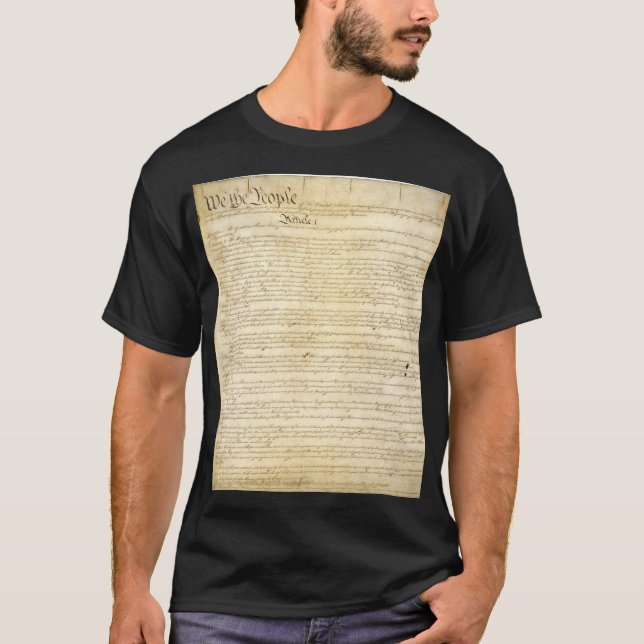 Camiseta Declaración de Independencia de la constitución (Anverso)