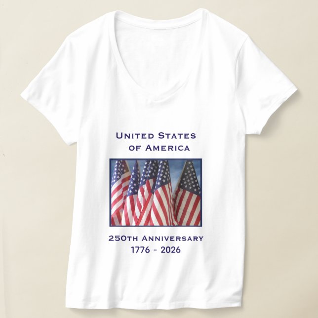 Camiseta Declaración de Independencia el 4 de julio de 1776 (Distribución )