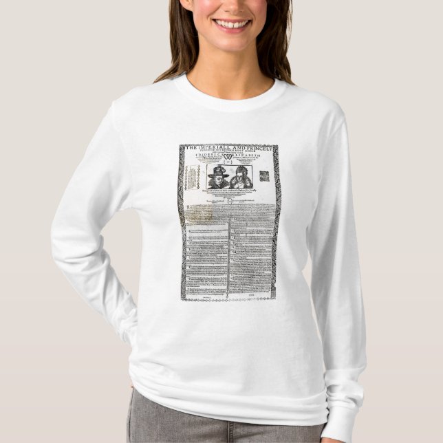 Camiseta Declaración de la boda de Frederick V (Anverso)