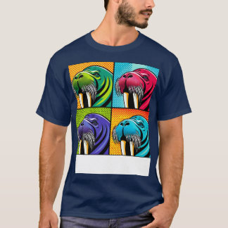 Camiseta Declaración de mamífero marino de Art Walrus Tee