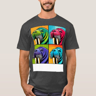 Camiseta Declaración de mamífero marino de Art Walrus Tee