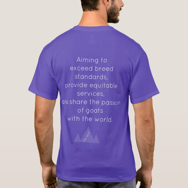 Camiseta Declaración de misión superior rota (Reverso)