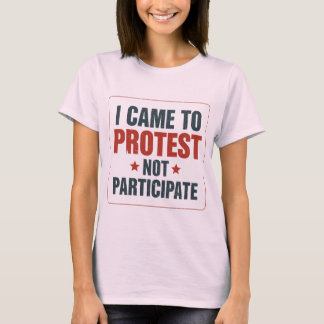 Camiseta Declaración de protesta retro vintage T-Shirt - Au