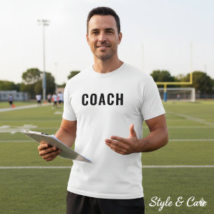 Camiseta Declaración de texto COACH personalizable