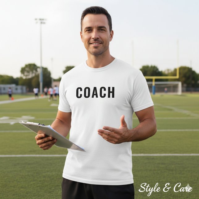 Camiseta Declaración de texto COACH personalizable (Customizable COACH Text Statement T-Shirt)