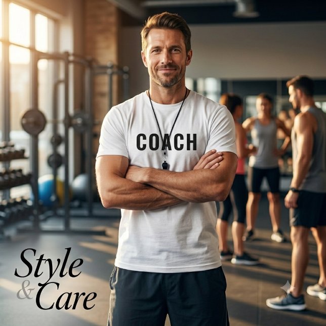 Camiseta Declaración de texto COACH personalizable (Customizable COACH Text Statement T-Shirt)