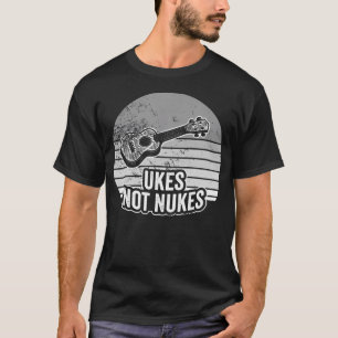 Camiseta Declaración de Vibra Retro Ukes No Nukes