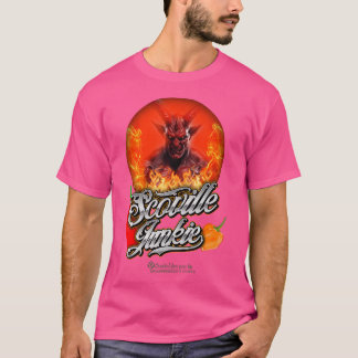 Camiseta Declaración del diablo del diseño del pimiento chi