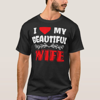 Camiseta Declaración Elegante De Los Hombres Romántica En E
