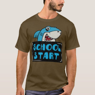 Camiseta Declaración Elegante De Niños Primer Día Comienzo 