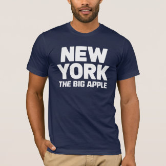 Camiseta Declaración en negrita de New York "The Big Apple"