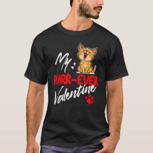 Camiseta Declaración genial gato amor romántico día de San 