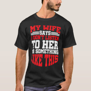 Camiseta Declaración humorística de hombres pareja El día d