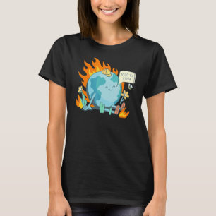 Camiseta Declaración irónica española sobre el cambio climá