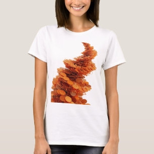 Camiseta Declaración Naranja ARTE ABSTRACTO Diseño Moderno