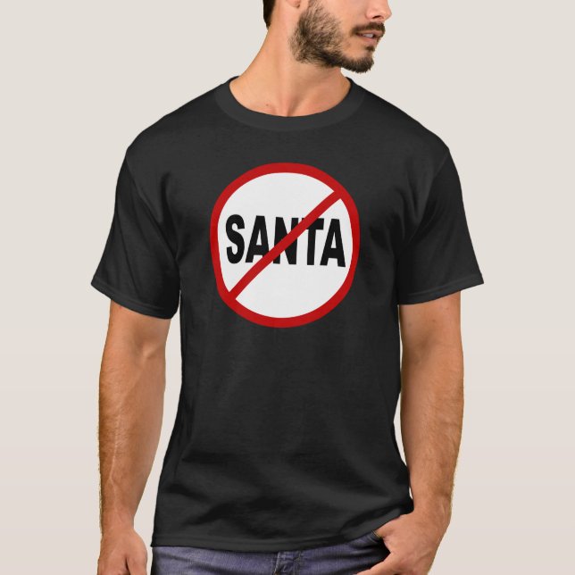 Camiseta Declaración permitida Santa del Rótulo del odio (Anverso)