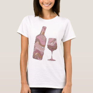 Camiseta Declaración Plata ARTE ABSTRACTO Diseño Moderno v3