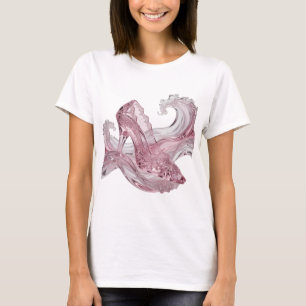 Camiseta Declaración PLATA ZAPATILLA DE CRISTAL OLA Diseño