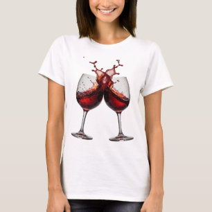 Camiseta Declaración Plateada BRINDIS POR BUENA SALUD Impre