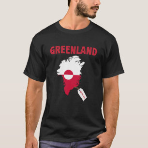 Camiseta Declaración política Tee, Groenlandia no está en v