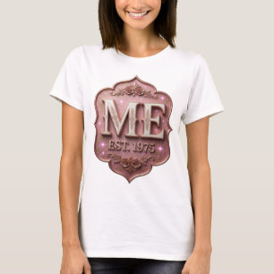 Camiseta Declaración Rosa ME EST 1975 Imprimir