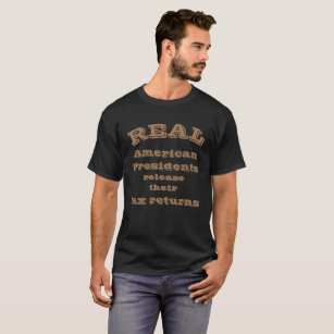 Camiseta Declaraciones de impuestos americanas reales de