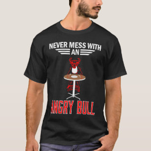 Camiseta Declaraciones Hombres Mujeres Unisex Toro Enfadado