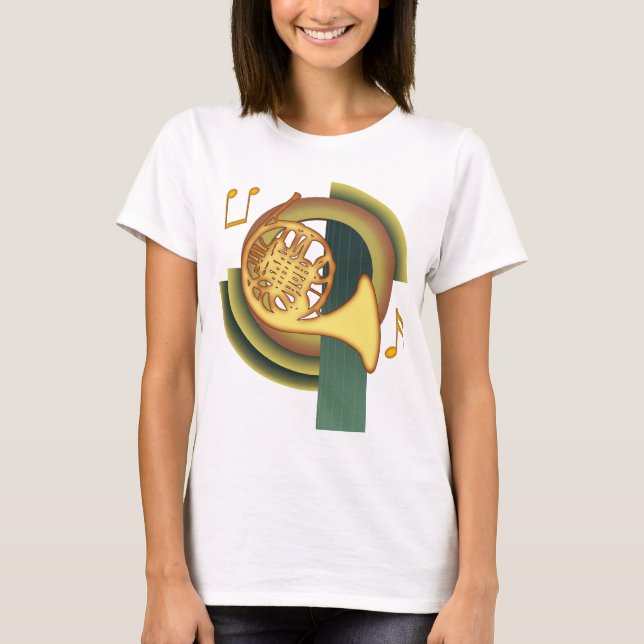 Camiseta Deco de Trompa Francesa (Anverso)