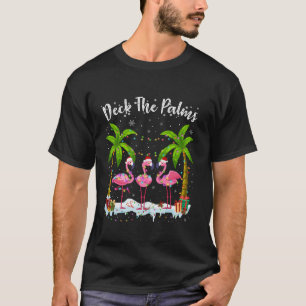 Camiseta Decoler las Palmas Flamingo Navidades Tropicales L