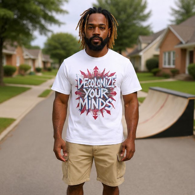 Camiseta Decolonize Your Minds (Points) (Subido por el creador)