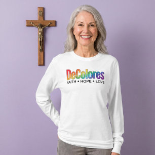 Camiseta DeColores Cursillo Arcoíris Fe Esperanza Amor