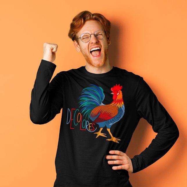 Camiseta DeColores Cursillo Colorful Rooster T-Shirt (Subido por el creador)