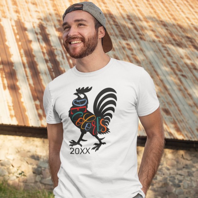 Camiseta DeColores Cursillo Rooster Black Silhouette (Subido por el creador)
