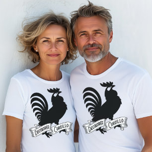 Camiseta DeColores Cursillo Rooster Silhouette con cartel