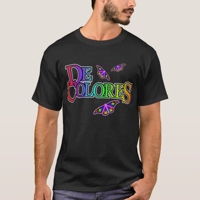 Camiseta DeColores T oscuro (Anverso)