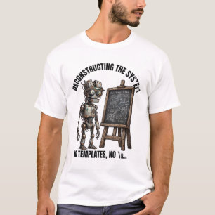 Camiseta Deconstruyendo el sistema sin plantillas