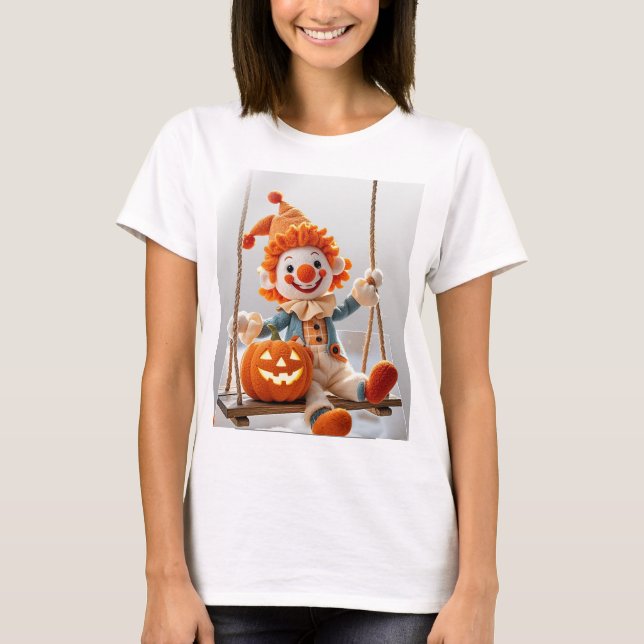 Camiseta Decoración acogedora de Halloween (Anverso)