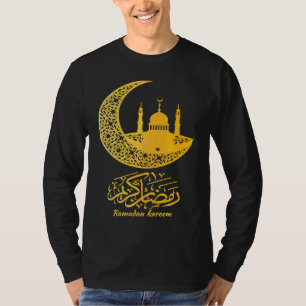 Camiseta Decoración árabe de Ramadan Kareem Celebración Isl