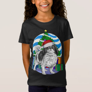 Camiseta Decoración de árbol de navidad chin japonés