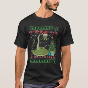 Camiseta Decoración de árbol de navidad de serpiente Sué