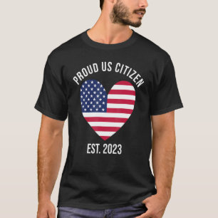 Camiseta Decoración de Ciudadanía de EE. UU. Ciudadano Nuev