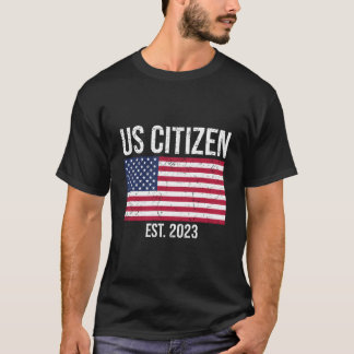 Camiseta Decoración de Ciudadanía Estadounidense Ciudadano