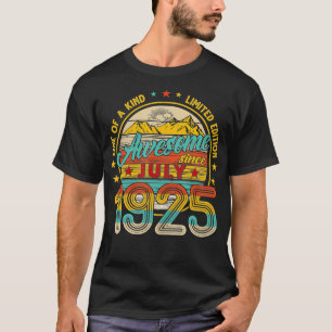 Camiseta Decoración de cumpleaños 96 Julio 1925 Hombres Muj