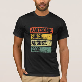Camiseta Decoración de cumpleaños con 20 años de antigüedad