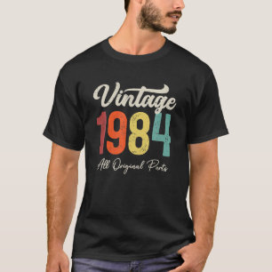 Camiseta Decoración de cumpleaños número 39 Vintage 1984 pa